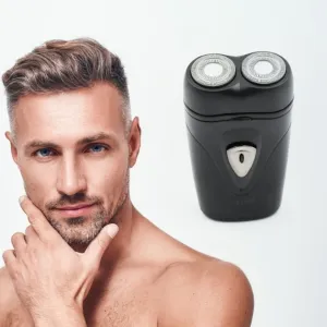 Men's Electric Shaver with Double Floating Heads Rechargeable | Portable, Cordless, Travel Electric for Men | USB Rechargeable Shaver | Water Resistant | Flexible Floating Shaving Heads