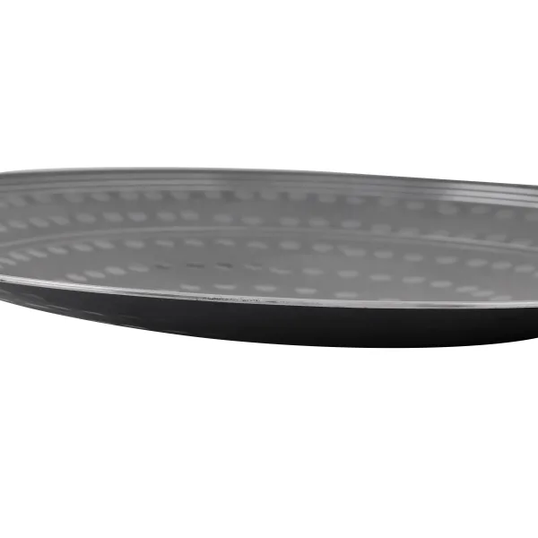 Vismay’s Pure Iron Tawa, First in India with Unique Smooth Edges, Metal Spoon-Friendly, Strong Riveted Wooden Handle Chapatis Rotis Hammered Matthar Loha Lohakhand Tava Thawa Dishwasher Safe
