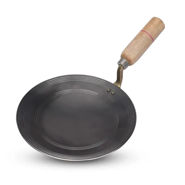 Vismays Smooth Edge Pure Iron Tawa Metal Spoon Friendly Roti