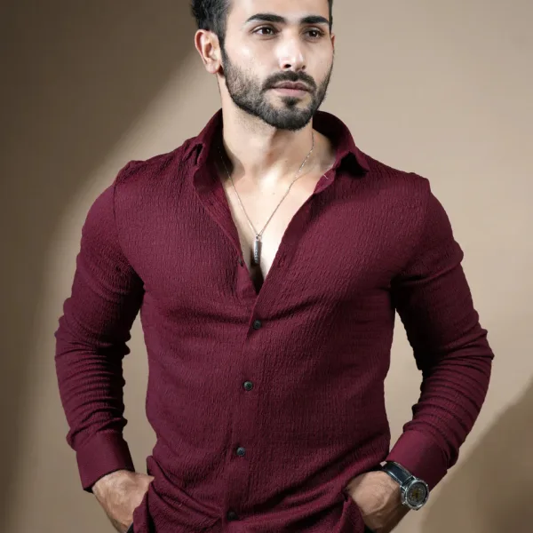 Bluecorp Enterprise Classic Polycotton Solid Casual Shirts for Men