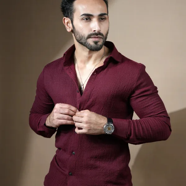 Bluecorp Enterprise Classic Polycotton Solid Casual Shirts for Men