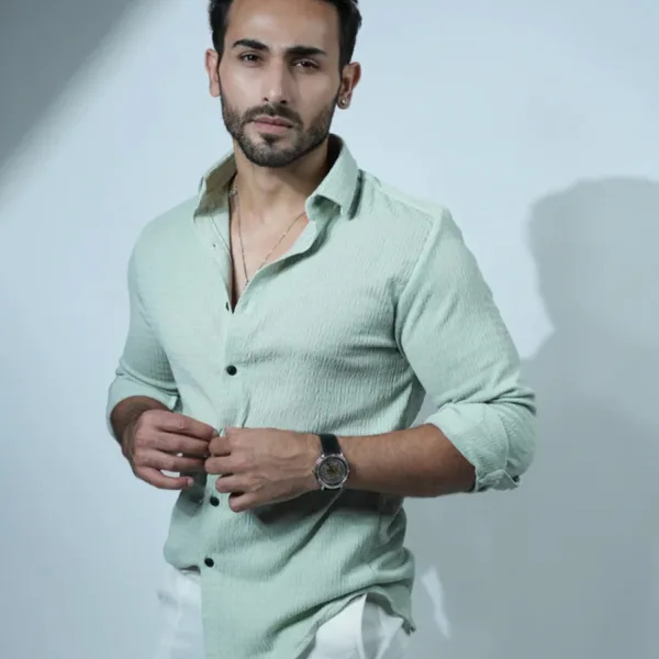 Bluecorp Enterprise Classic Polycotton Solid Casual Shirts for Men