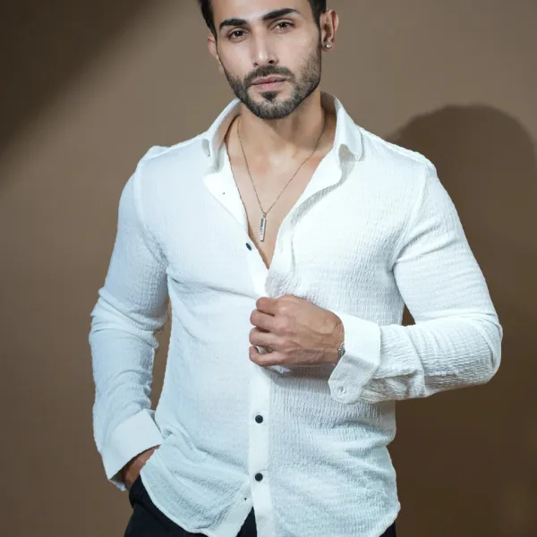 Bluecorp Enterprise Classic Polycotton Solid Casual Shirts for Men