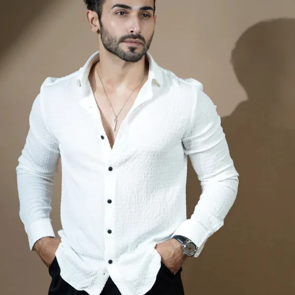 Bluecorp Enterprise Classic Polycotton Solid Casual Shirts for Men