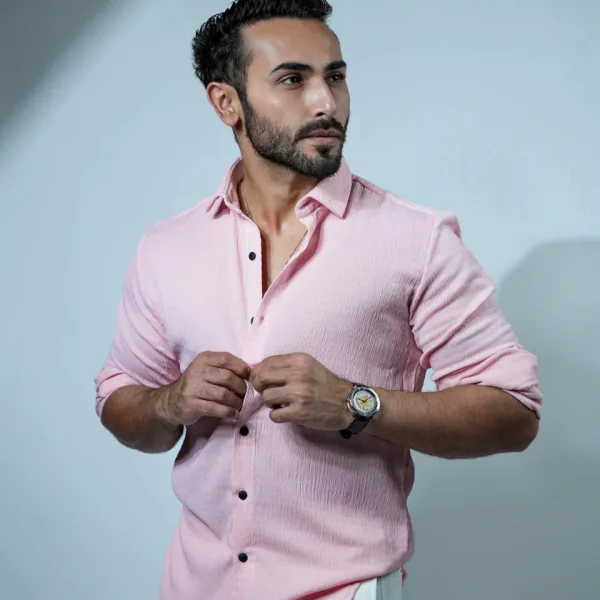 Bluecorp Enterprise Classic Polycotton Solid Casual Shirts for Men