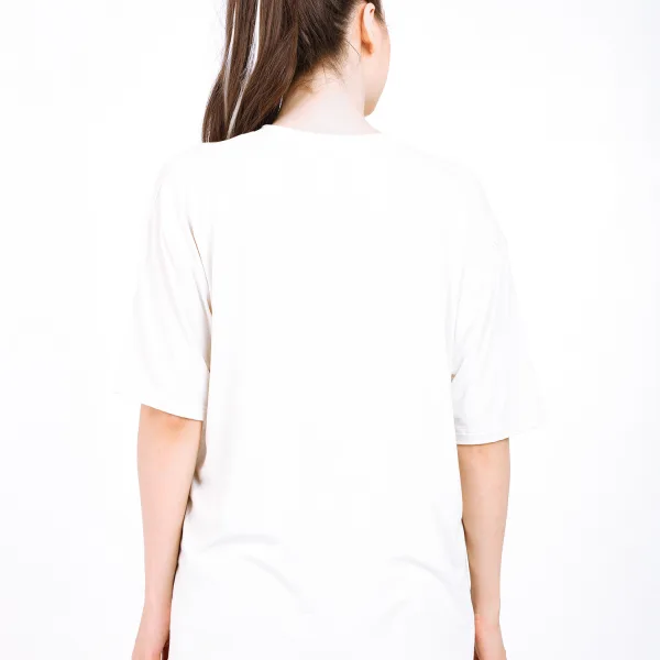 Women Oversized Bamboo T-Shirt – Soft, Breathable & Sustainable Fit