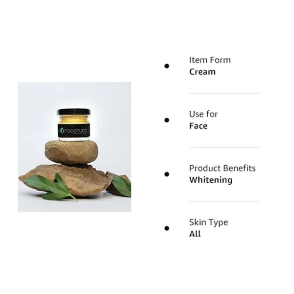 Herbal face moisturizer cream for skin whitening and dark spot reduction