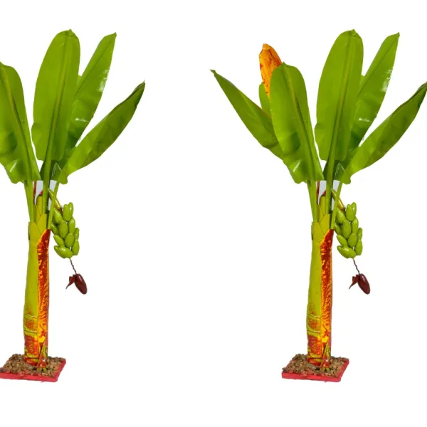 Artificial Banana Tree for Pooja Metal Banana Trees Decoration Set