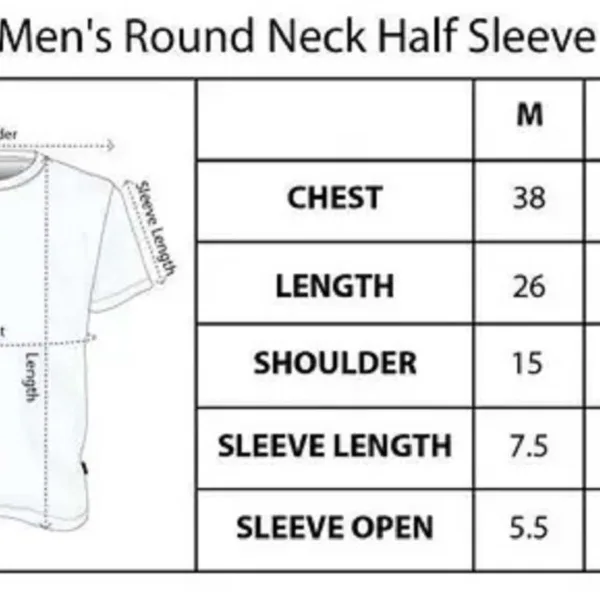 New Trendy Printed White Round Neck Half Sleeve Polyester T-shirt for Men