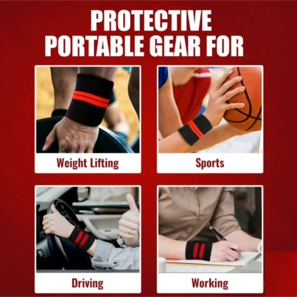 Gym Wrist Support Straps for Heavy Weight Lifting