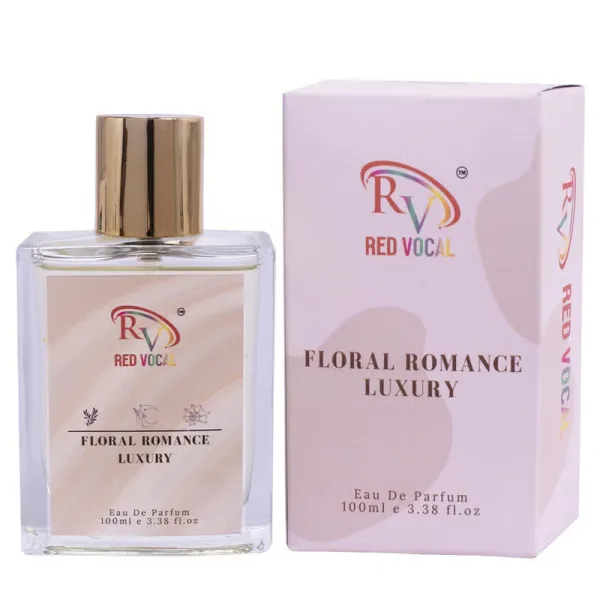 Red Vocal Floral Romance Luxury Eau De Parfum – Women’s 100ml Elegant Floral Scent Perfume