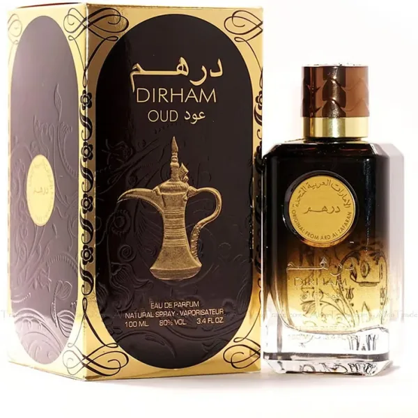 Dirham Oud Eau de Parfum Ard Al Zaafaran, 100ml For Men Origin UAE Luxury Perfume