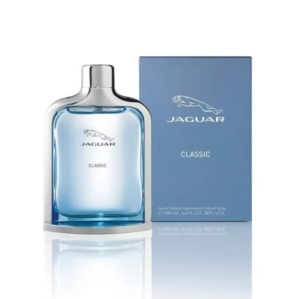 Jaguar Classic Blue men perfume fresh aquatic woody scent