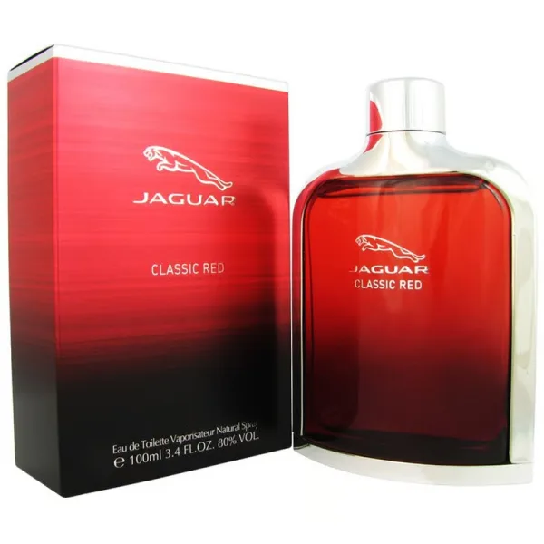 Jaguar Classic Red men perfume bold spicy aromatic fragrance