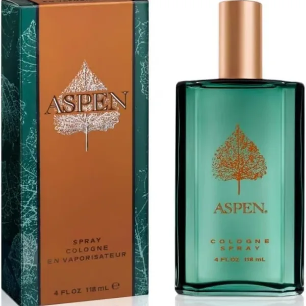 Aspen by Coty men cologne fresh green woody everyday fragrance