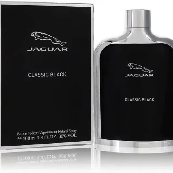 Jaguar Classic Black men cologne with rich woody fragrance