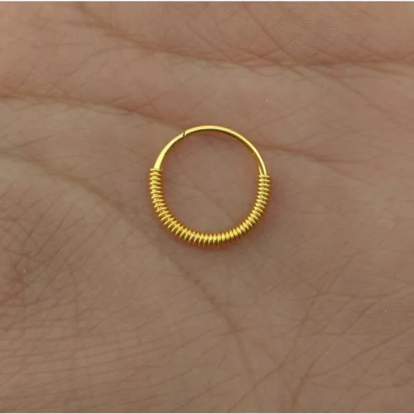 Beautiful Gold Plated Nose RING HALF DESIEGN Wedding Nose Ring Fashion Gift Jewellry