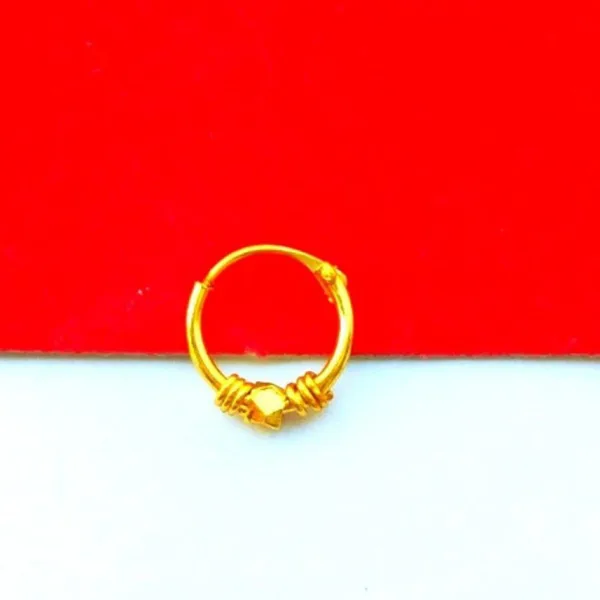 Half Nose Ring with Latkan