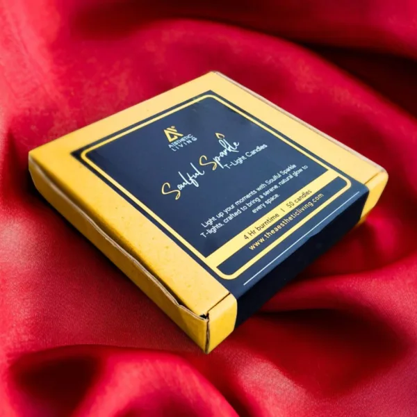 Soulful Sparkle T-Light Candles Pack of 50 350g Decorative Set