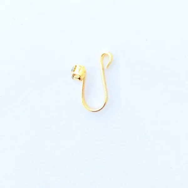 Single Nugget U-Shape Nose Stud