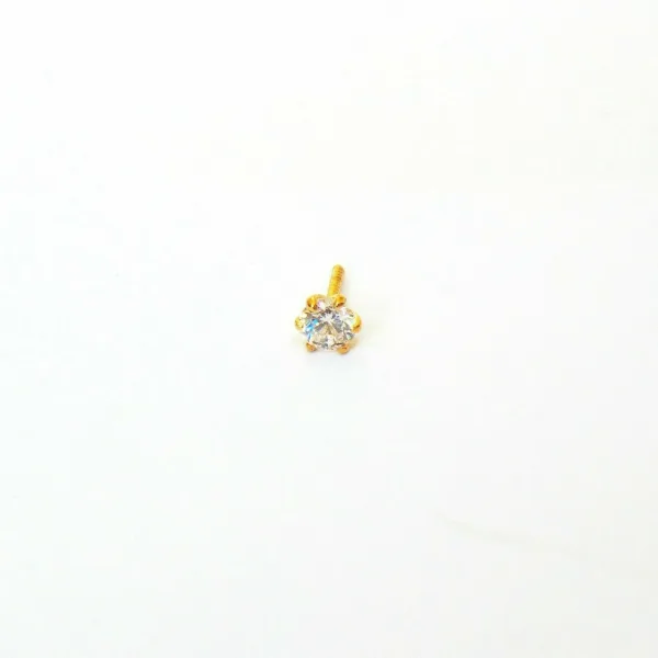 White Star Nose Pin
