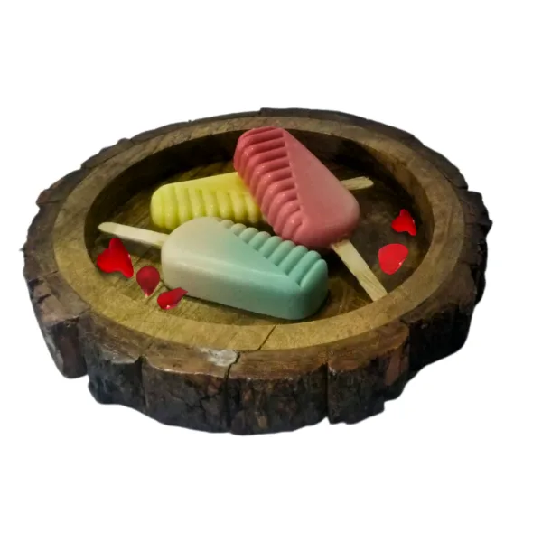 Goat milk ice candy soap with cranberry oil for gentle cleansing