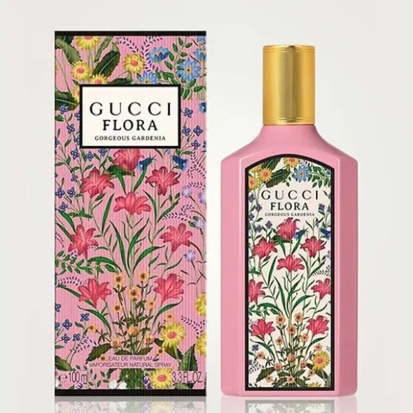 Gucci Flora Gorgeous Gardenia Eau De Parfum – 100ml for Women | Luxurious Floral Scent | Long-Lasting Feminine Fragrance | Designer Perfume Spray