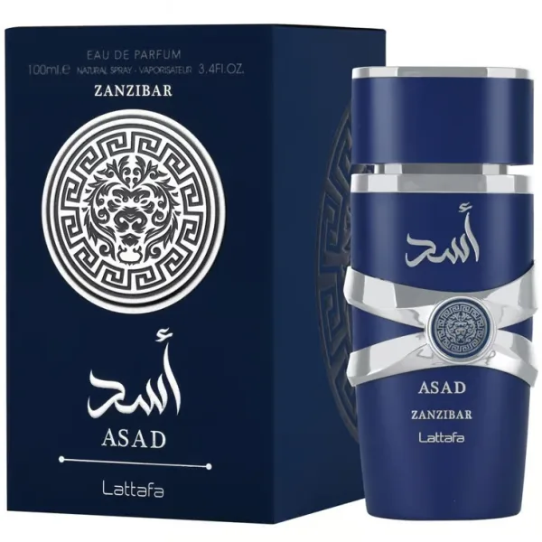 Lattafa Asad Zanzibar Long Lasting Unisex Eau De Parfum, 100ml