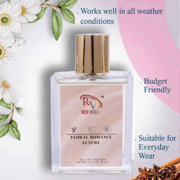 Red Vocal Floral Romance Luxury Eau De Parfum 100ml For Women