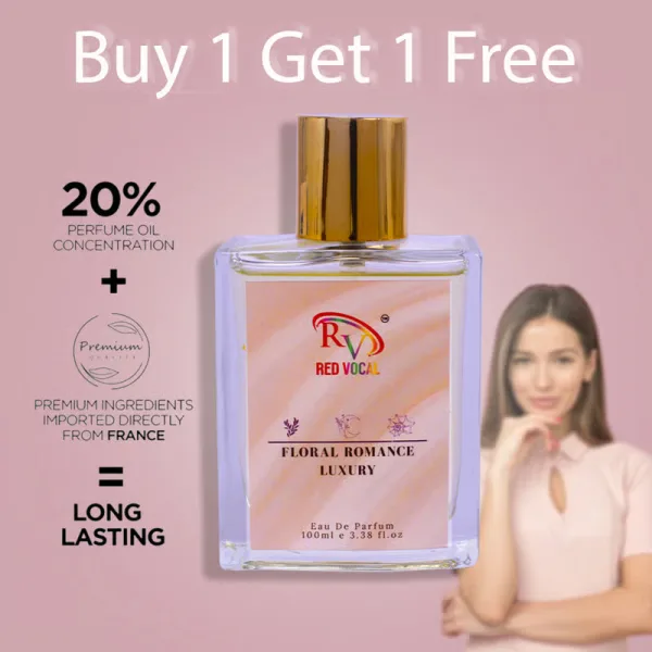 Red Vocal Floral Romance Luxury Eau De Parfum 100ml For Women Buy 1 Get 1 Free