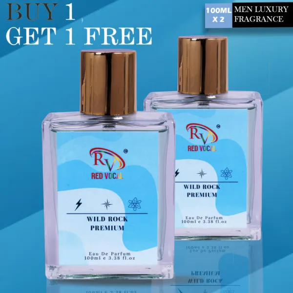 Red Vocal Wild Rock Premium Eau De Parfum 100ml For Men Buy 1 Get 1 Free