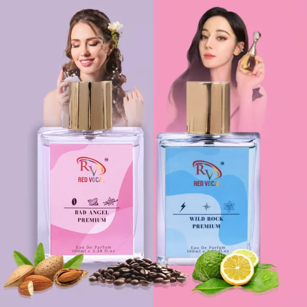 Red Vocal Bad Angel Premium (Women) with Wild Rock Premium (Men) 100ml Perfume Spray Combo – 2 x 100ml