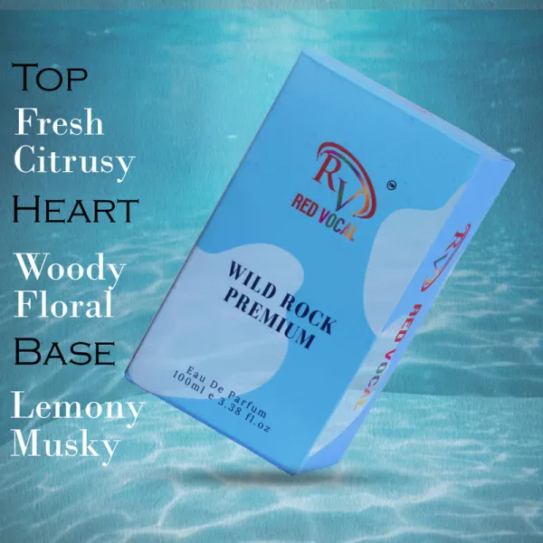 Red Vocal Wild Rock Premium Eau De Parfum 100ml For Men