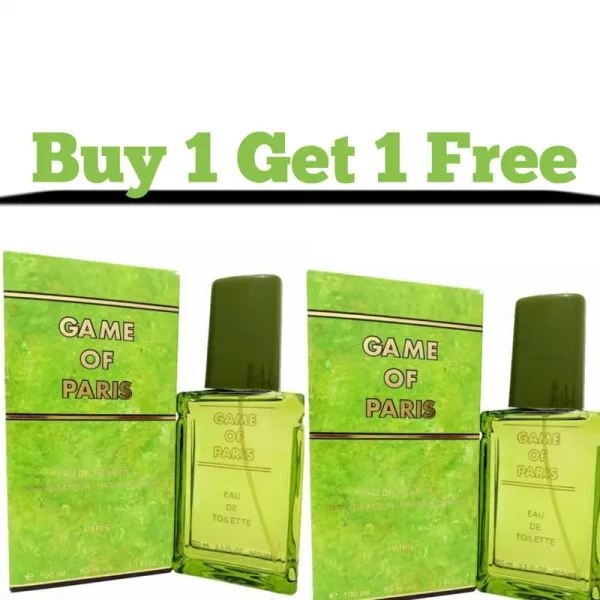 Game of Paris Men EDT 100ml/3.4fl Oz Perfume Spray for Unisex - Buy 1 Get 1 Free