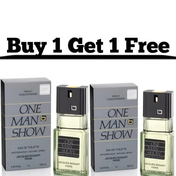 Jacques Bogart One Man Show Eau de Toilette for Men 100ml – Buy 1 Get 1 Free