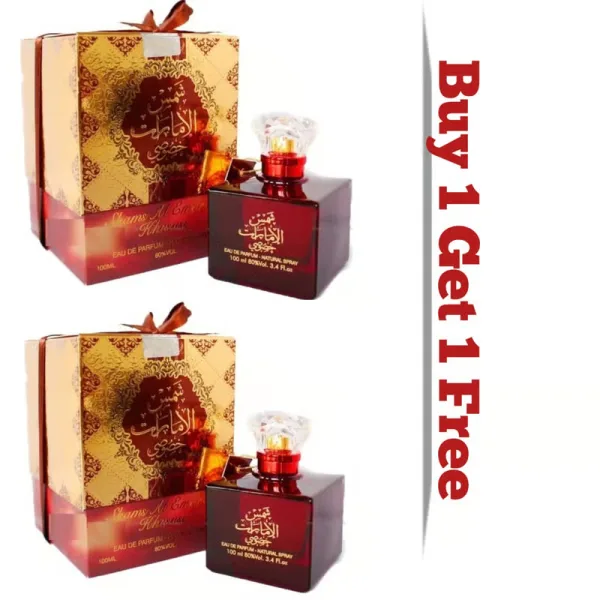 Ard Al Zaafaran Shams Al Emarat Khususi Eau de Parfum 100 ml Men Women Perfume Buy 1 Get1 Free Offer