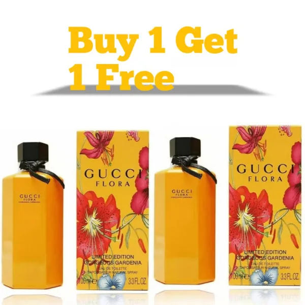 Gucci Flora Gorgeous Gardenia Limited Edition Eau de Toilette for Women 100ml | Buy 1 Get 1 Free Perfume