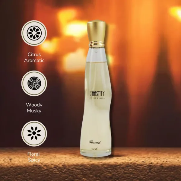 RASASI Eau De Parfum Premium Perfume For Women (Chastity 100ML)