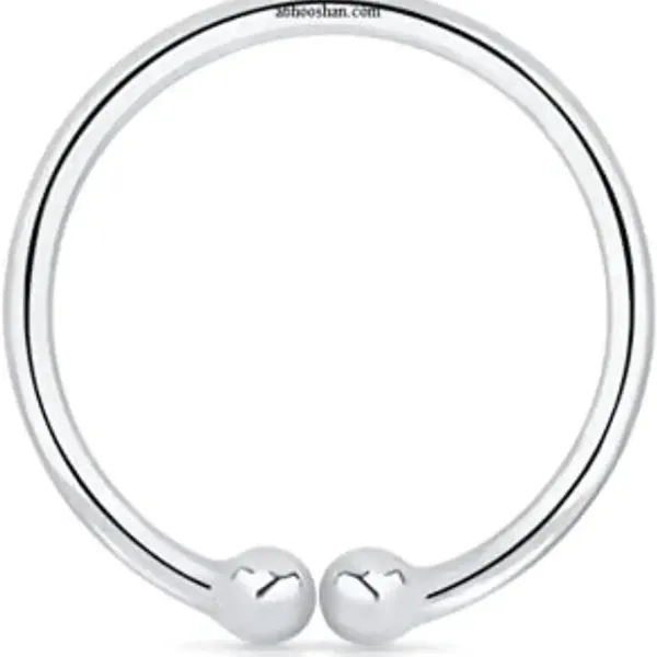 GIRLS Nose BOLL RING DOUBLE Diamond Nose pin For Women and Girl PACK OF 1