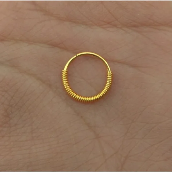Beautiful Gold Plated Nose RING HALF DESIEGN Wedding Nose Ring Fashion Gift Jewellry