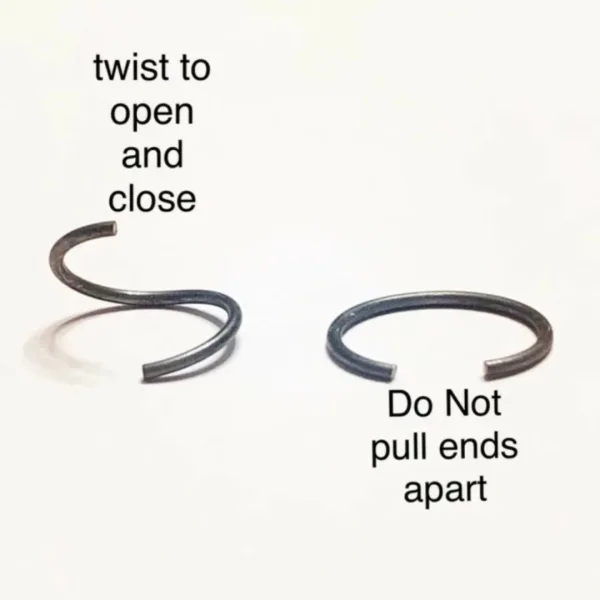 Gold-plated, Rhodium Plated Brass, Metal, Alloy, Stone Nose Ring ONE BOLL SILVER PACK OF 1