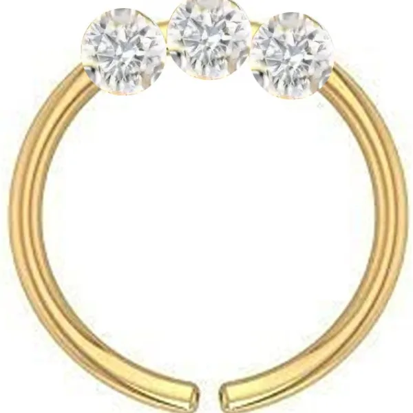 Nose Ring and Nose Pin Combo – Pack of 5