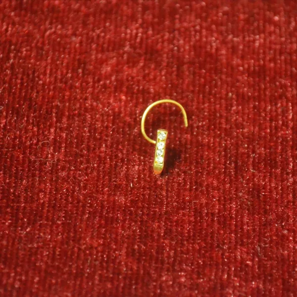 Nugget U-Shape Nose Ring – Premium
