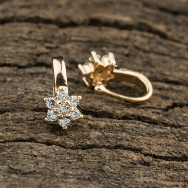 U-Shape Nose Stud – Designer Style