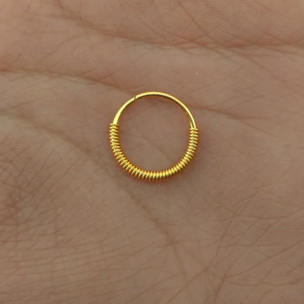 Half Circle Nose Ring – Simple Finish