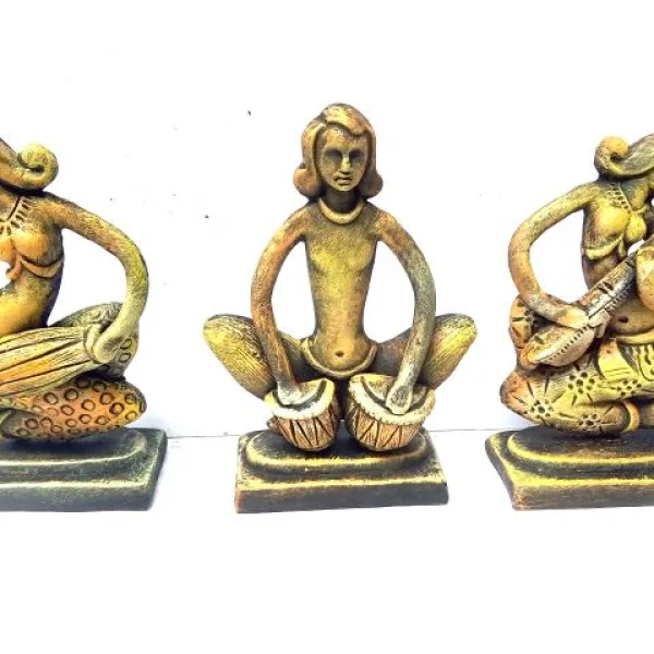 Clay Musical Group Handicraft Decorative Set