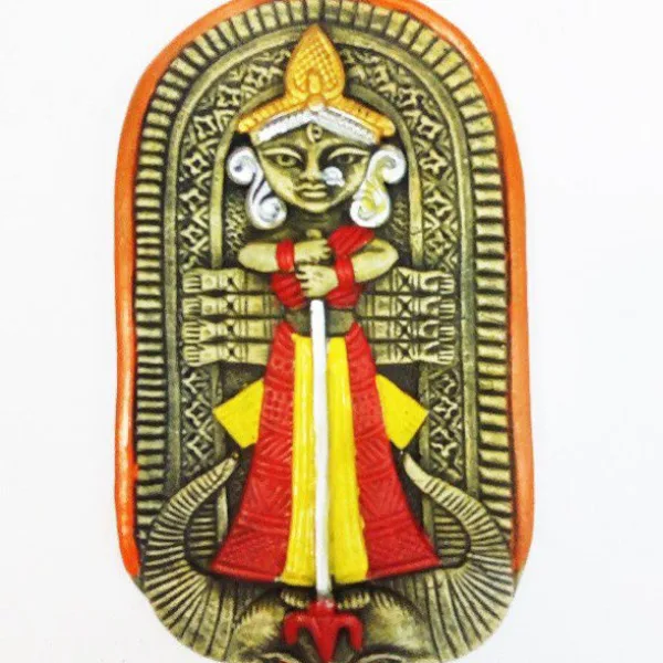 Durga Maa Clay Wall Hanging Handicraft
