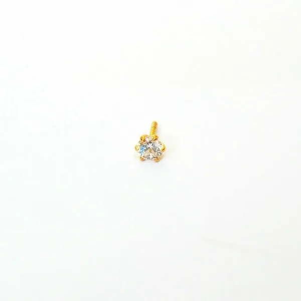 White Star Nose Pin – Premium White