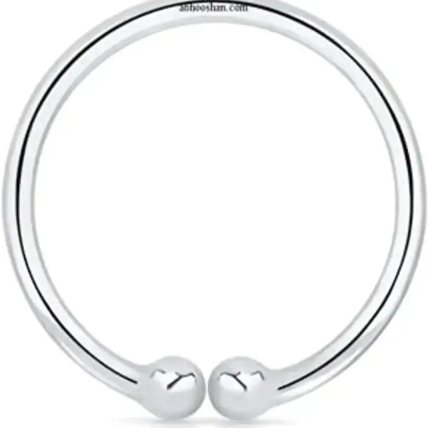 GIRLS Nose BOLL RING DOUBLE Diamond Nose pin For Women and Girl PACK OF 1