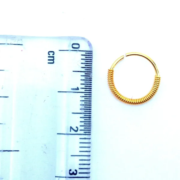Half Ring Nose Ring – Golden Touch